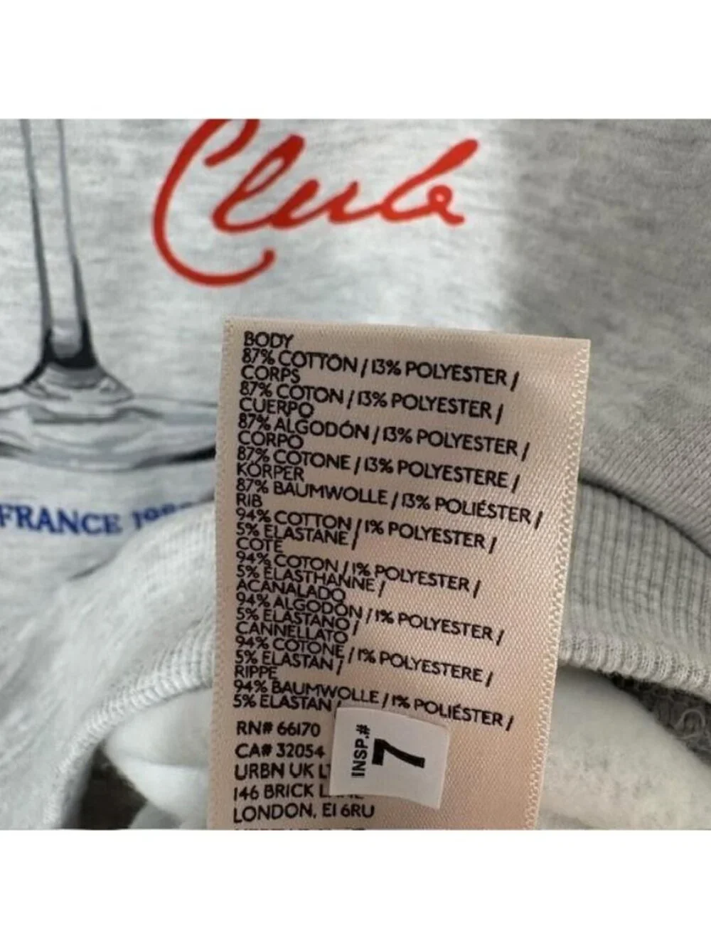 Maeve Sweatshirt Womens Medium Gray Ski Club Cocktail Graphic Pullover Fleece - Picture 6 of 9